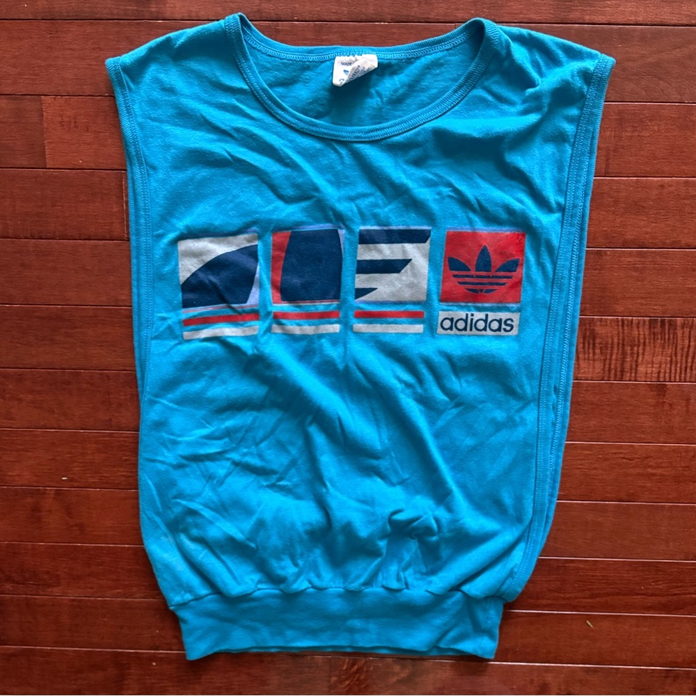 Vintage 80s Adidas Muscle Shirt